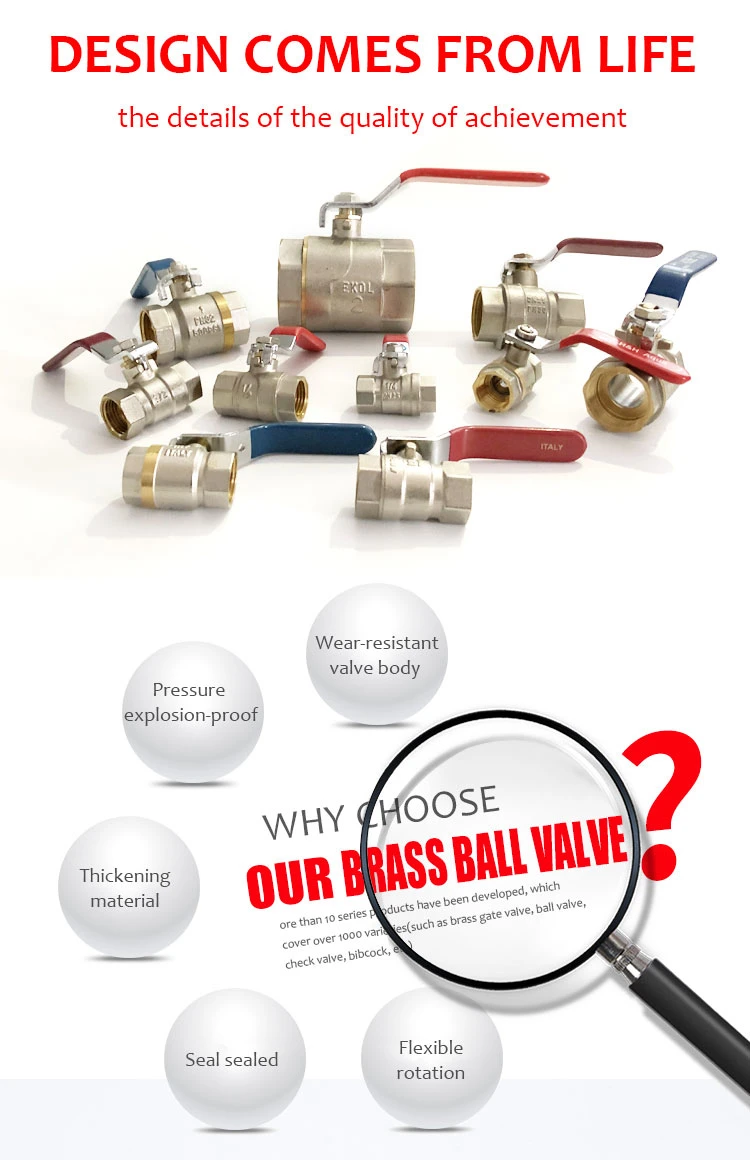 Supplier Price 1/2"-4" Brass Ball Valve