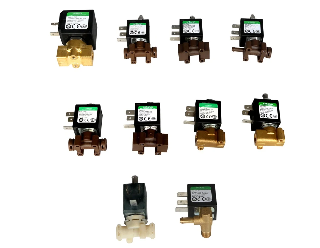 Cnkalun Kl-F2 Brass Normal Closed AC240V 2 Ways Solenoid Valve