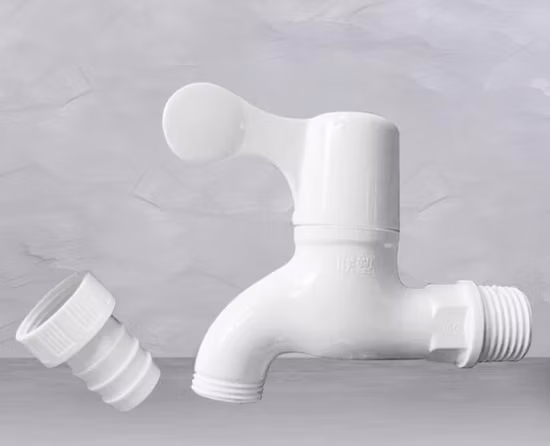 Mangueira de bloqueio PP PVC Bibcock/Torneira de água de plástico PVC para máquina de lavar