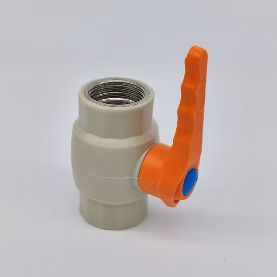 Válvula de esfera PPR de união de alta qualidade de fabricação de soquete de PVC e conexão de rosca