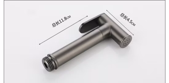 Pulverizador de bidê para banheiro, kit de spray portátil de alta pressão, conjunto de pulverizador de limpeza de latão para banho de fraldas de pano animais de estimação, higiene feminina