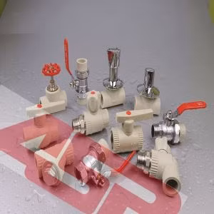 Válvula de tubulação de água de fábrica 1/2 4 polegadas vedação dupla união polipropileno válvula globo válvula angular PPR encanamento válvula de plástico PP-R válvula de esfera com CE